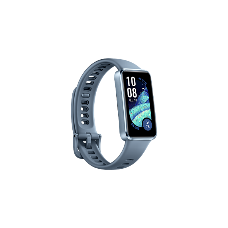 华为(HUAWEI)手环10 NFC版 智能手环专业睡眠分析情绪健康铝合金机身心率监测运动手环支持NFC 托帕蓝高清大图