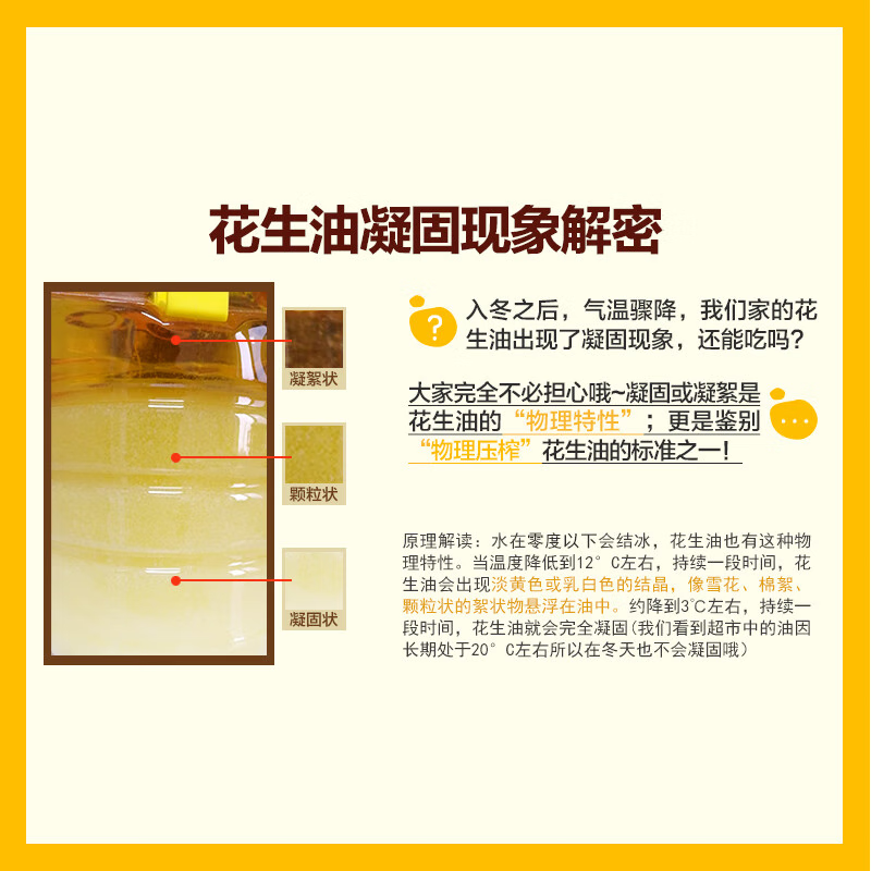 鲁花 食用油 5S 物理压榨 高油酸花生油750ml高清大图