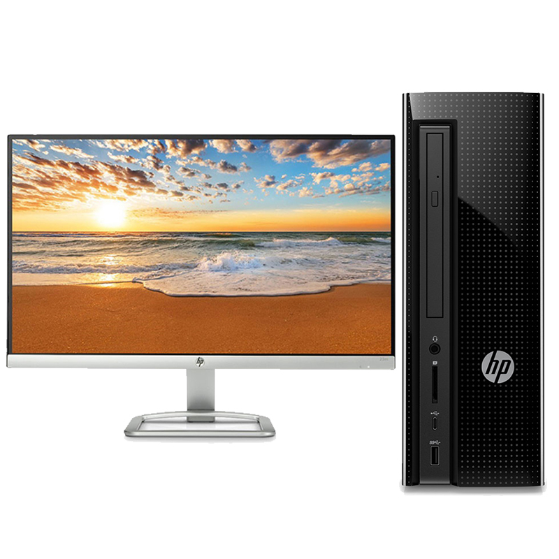 套餐惠普hp270p032cn台式电脑主机24er高清显示器