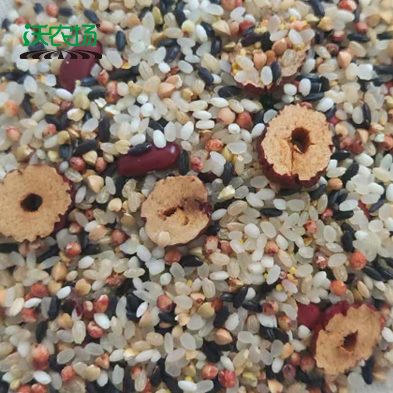 沃农场八宝米400g/袋高清大图