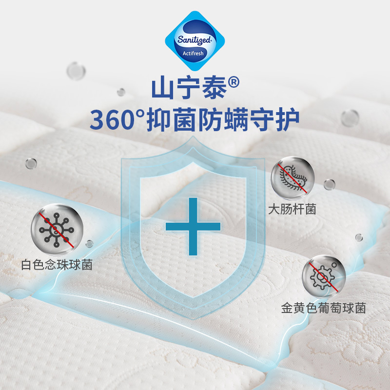 穗宝 乳胶椰棕弹簧软硬两用防螨弹簧床垫 宁睡系列