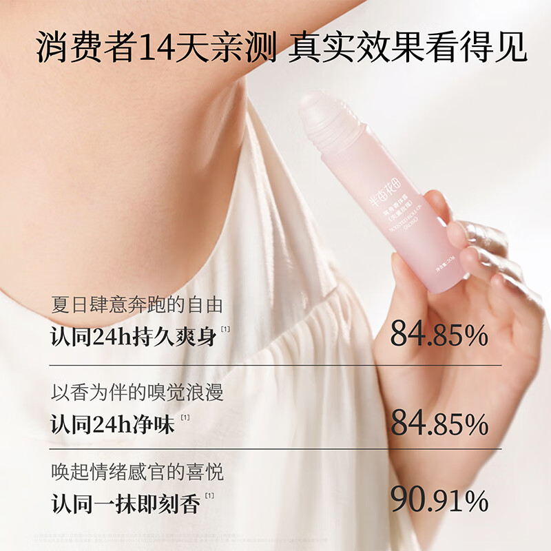 半亩花田爽身香体露(失重玫瑰)20g BMHT-702高清大图