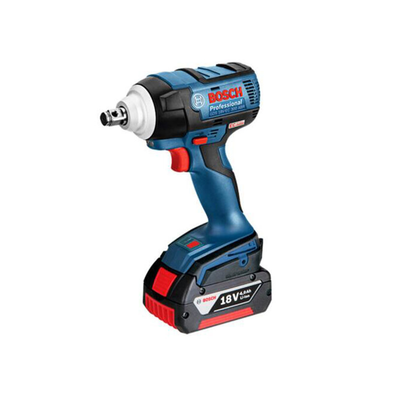 博世(Bosch) 锂电充电式冲击扳手机 GDS 18V-EC 300 ABR (kit) 货期5-10天