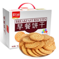 晋唐嘉士利 零食 饼干蛋糕 早餐饼干 原味1000g/盒