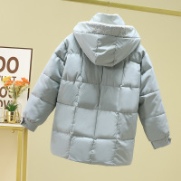 2023冬季新款棉衣棉服女中长款韩版修身显瘦个性羽绒棉服厂家直销 L建议120-135 绿色