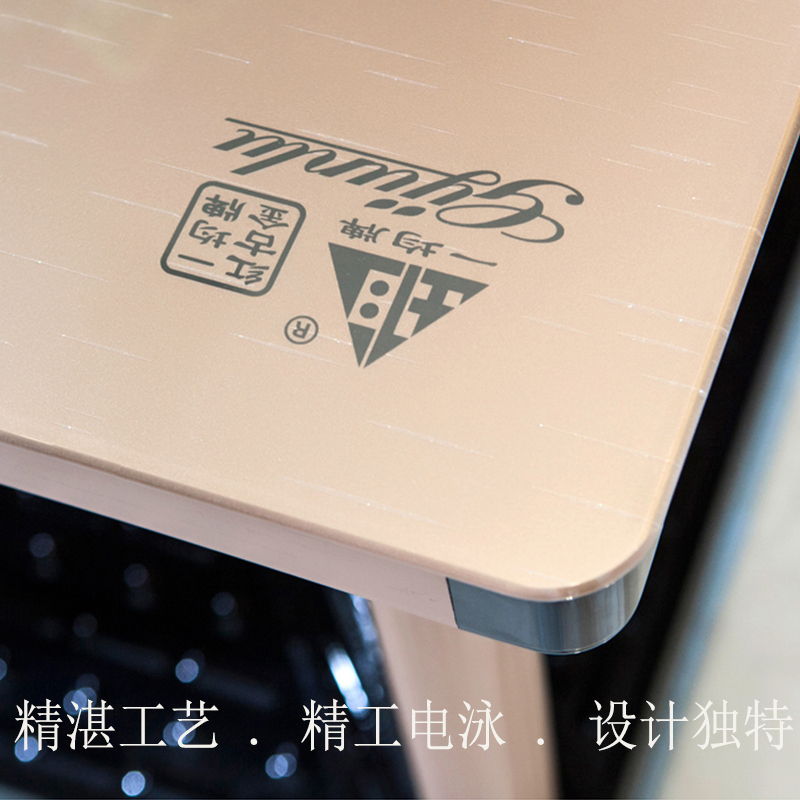 一均电暖炉电暖桌取暖桌香槟金80*80*69CM正方形家用节能省电多功能烤火桌子取暖炉电炉子烤火炉烤桌方桌