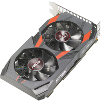 华硕(ASUS)CERBERUS-GTX1050TI-A4G 台式机电竞显卡 电脑游戏显卡 GTX1050TI 全新背板