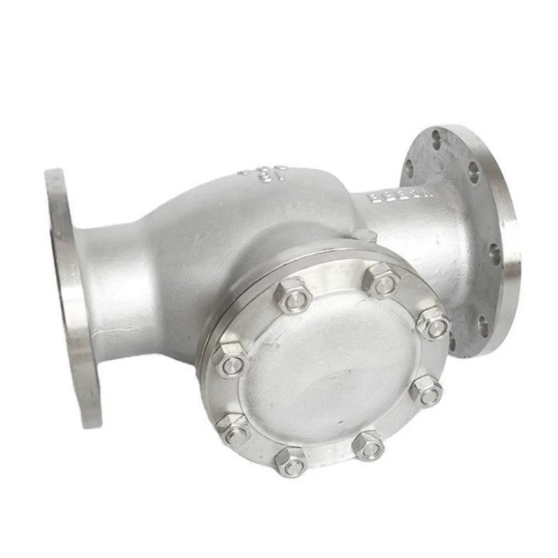 兴酉 304不锈钢法兰止回阀 DN350 个高清大图