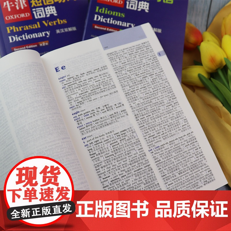 牛津专项学习词典系列 牛津英语搭配+英语习语+英语动词+英语同义词词典 套装4本 英语工具书 英语学习词典 外语教学与研高清大图