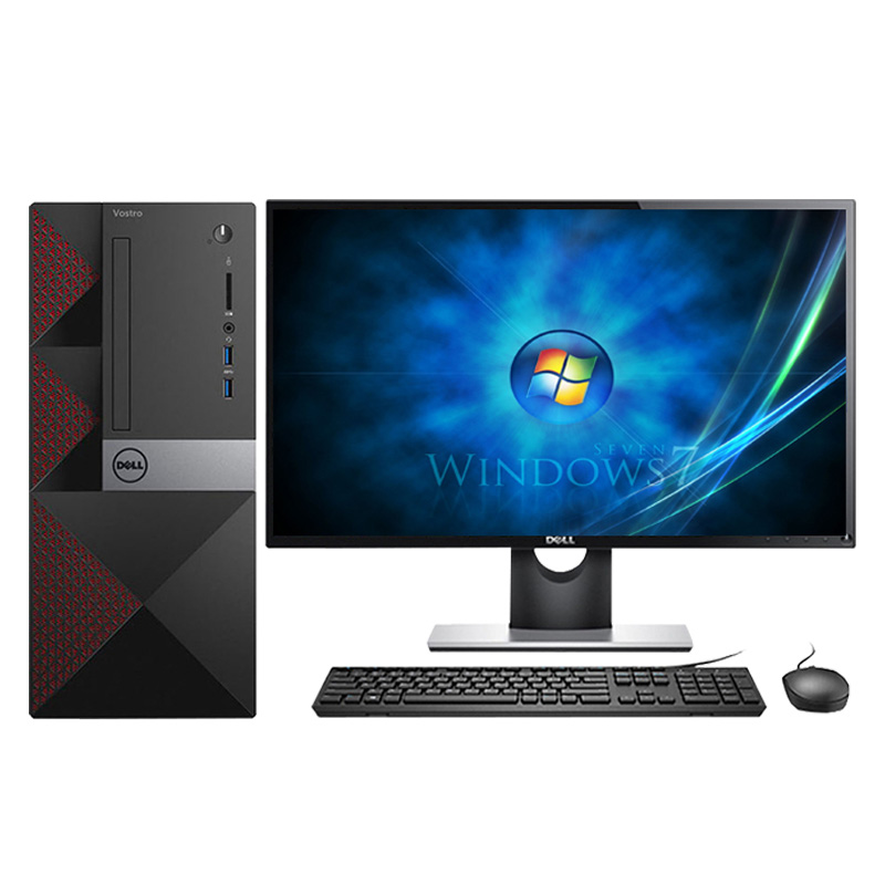 戴尔(dell) 3668 商用办公 台式电脑整机 i5-7400 4g 4g 500g集成 se