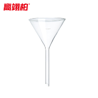 高翊柏 33010300 三角漏斗 150mm 加厚标准高硼硅漏斗 实验过滤漏斗 短管三角漏斗