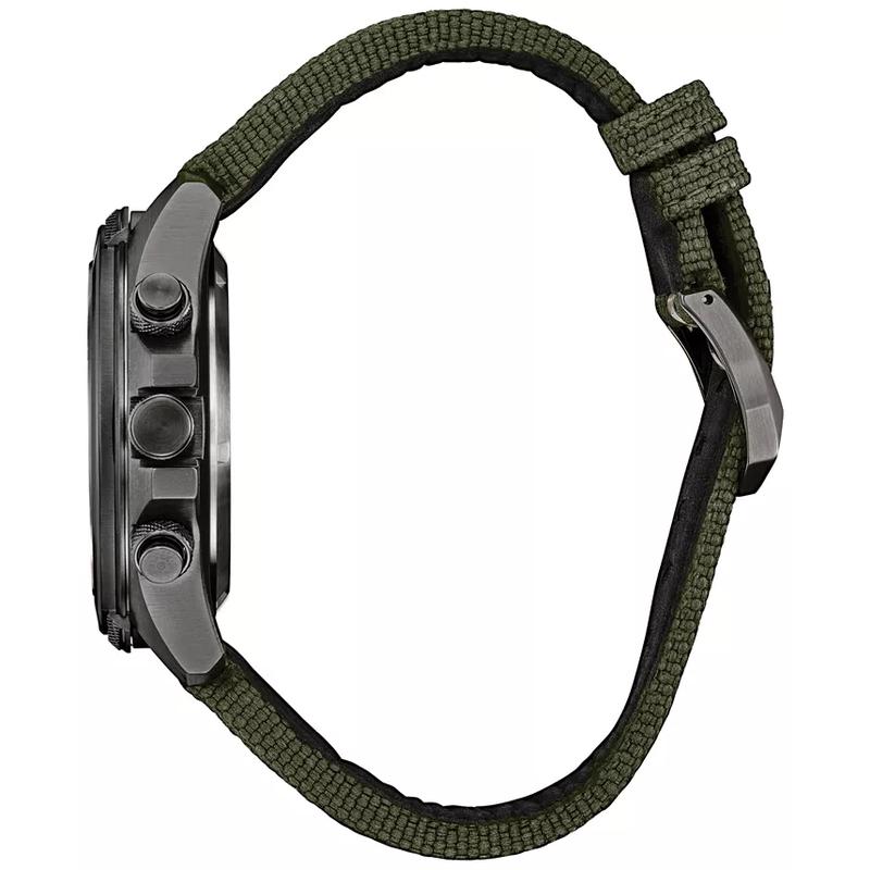 西铁城(CITIZEN)光动能男士专业探险绿经典百搭腕表代购正品店铺保修高清大图