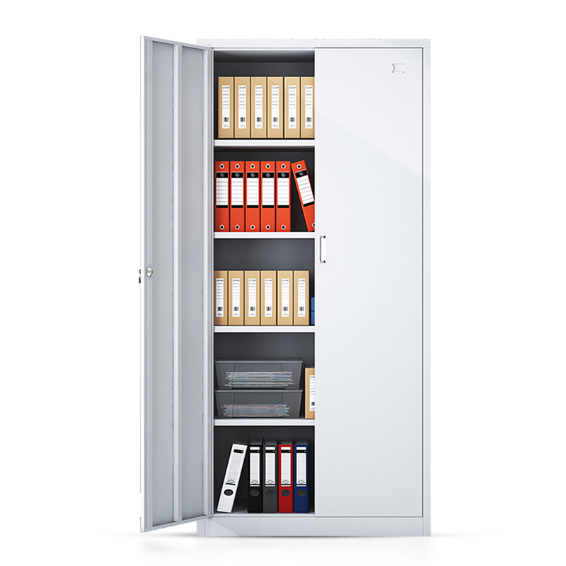 东升顺收纳柜财务档案柜资料柜加厚文件柜办公室带锁铁皮柜凭证柜五层高清大图