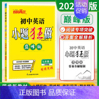 九年级上 [巅峰]英语-译林版 [正版]2024秋季初中必刷小题狂做七八九年级上下册语文数学英语物理化学提优巅峰版初一二