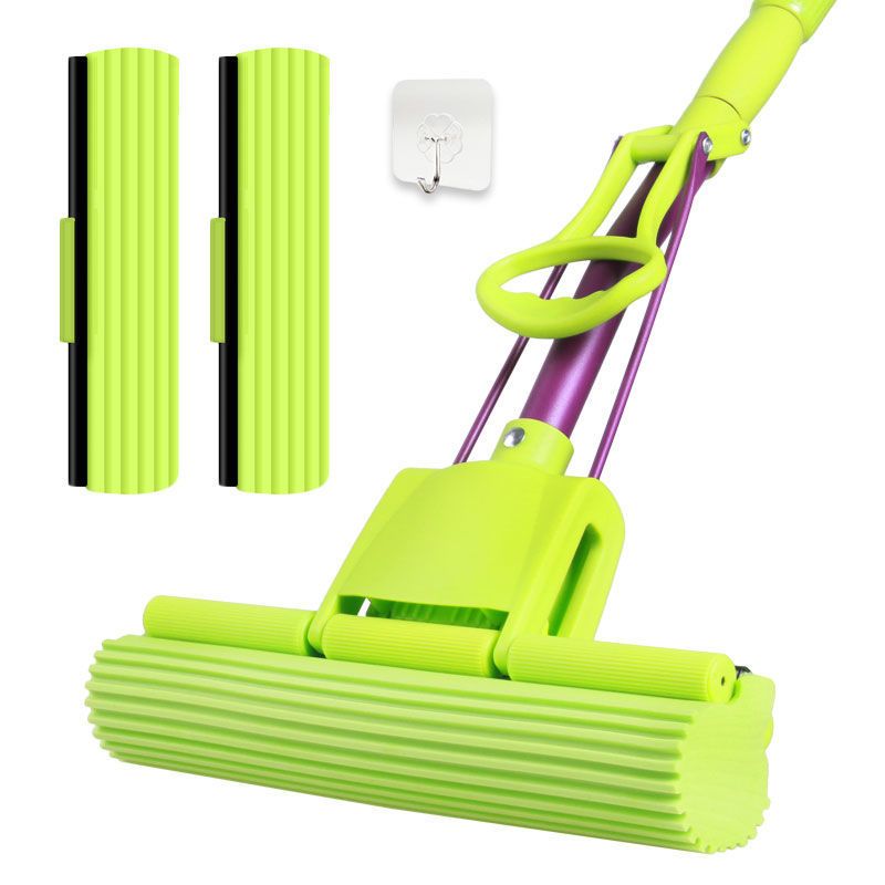 两个原装头(没有拖把) 妙洁拖把家用免手洗一拖净替换头懒人拖地神器