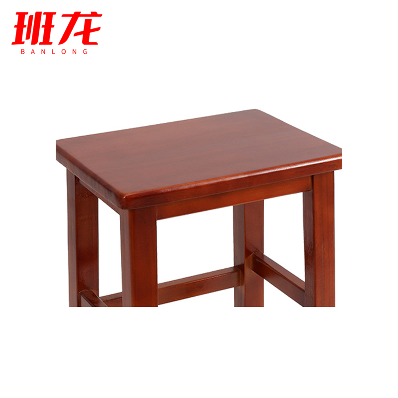 班龙方凳33*50cm海棠色张高清大图