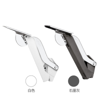 家具橱柜门古达配件支撑铰链液压缓冲快装翻门支撑 372.27.351_C型_石墨灰