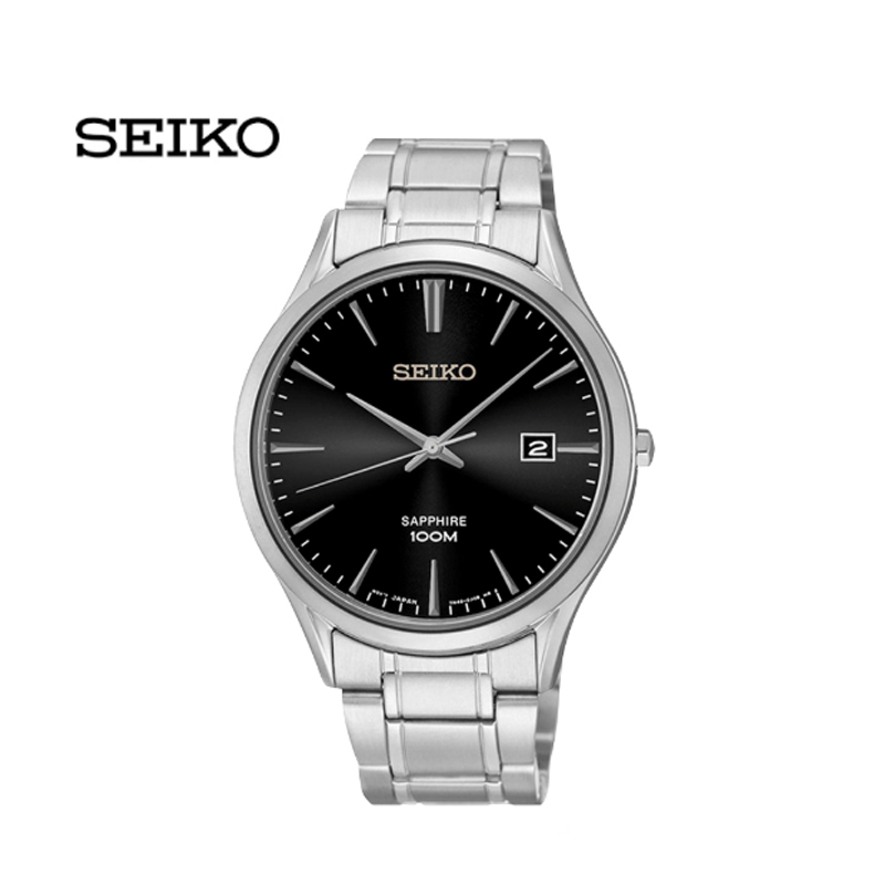 精工SEIKO日韩品牌Gents男表手表 休闲石英表男商务防水正装腕表SGEG95J1
