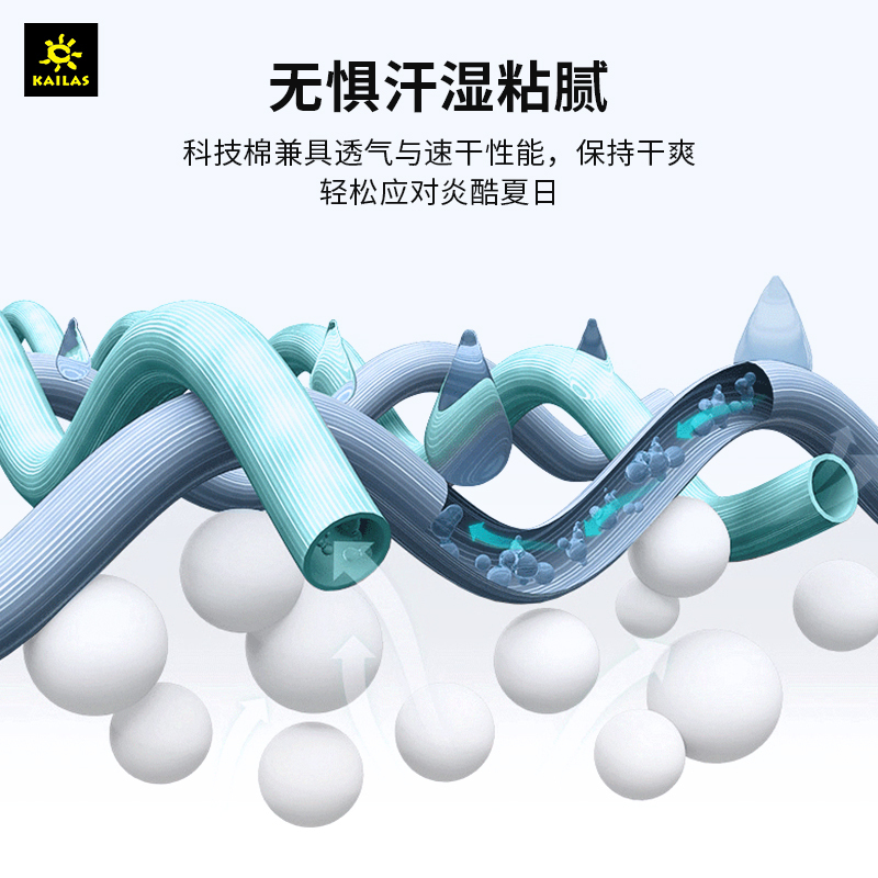 凯乐石户外运动T恤女21新款透气排汗短袖圆领快干衣