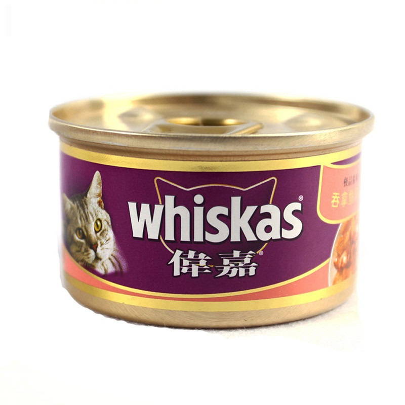 伟嘉 罐头吞拿鱼块及虾85g