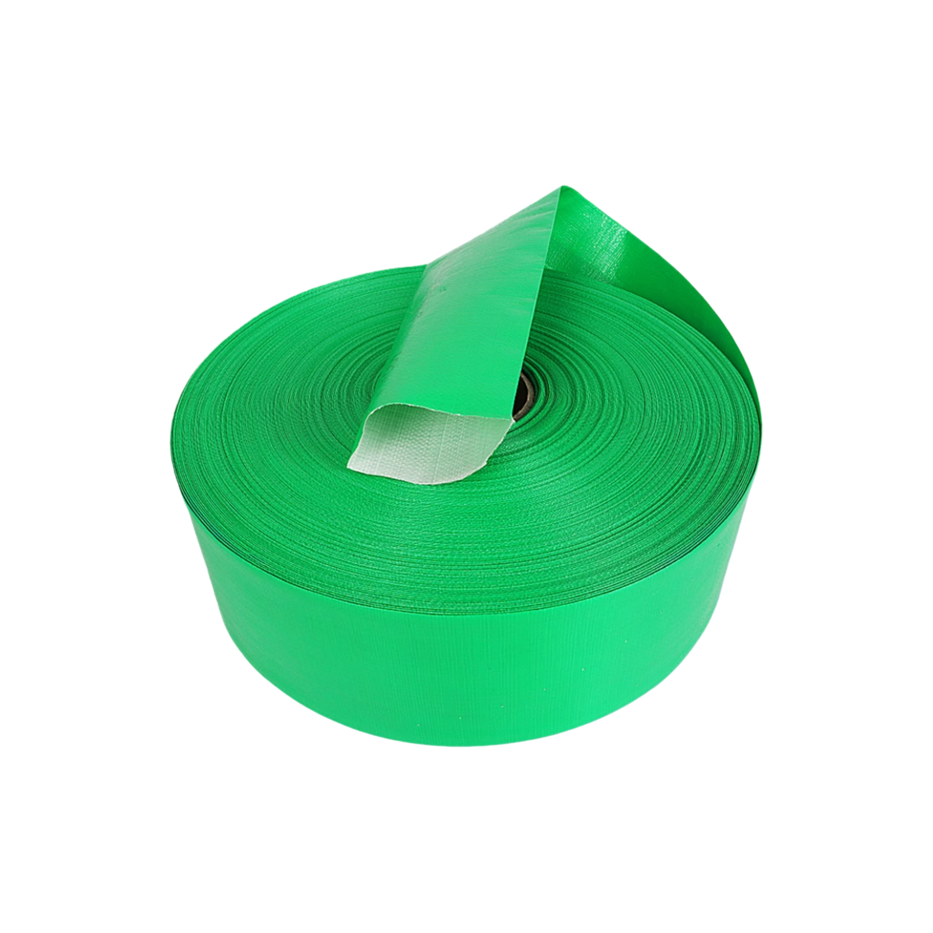 冰将 绿色高分子编织水带 卷高清大图