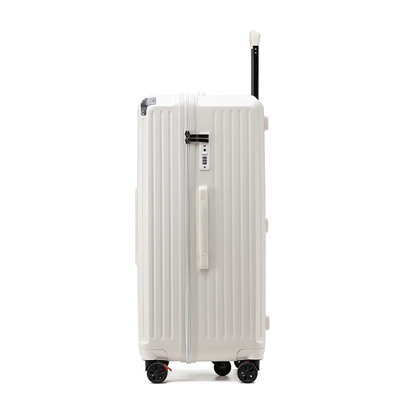 途帮(TOBOOG)拉链旅行箱行李箱登机箱拉杆箱2110 22寸白色高清大图