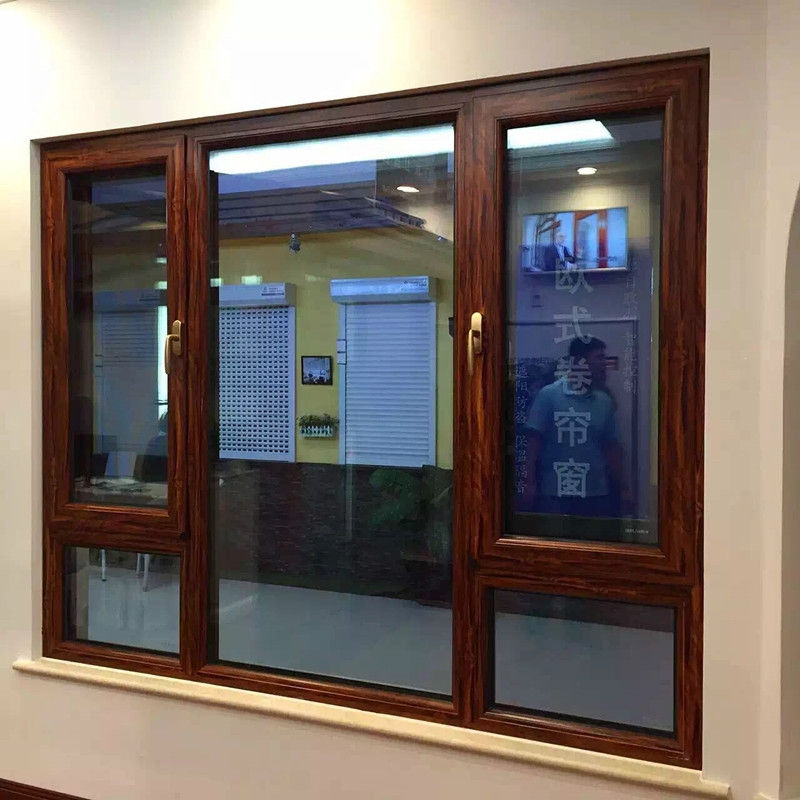 闪电客定制铝断桥铝合金门窗封阳台窗纱一体平开推拉窗户