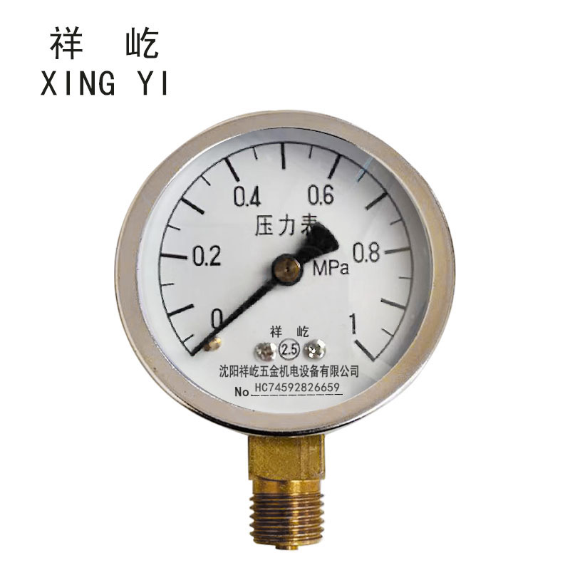 祥屹+压力表检测定制型+Y60+块 0-1.0Mpa