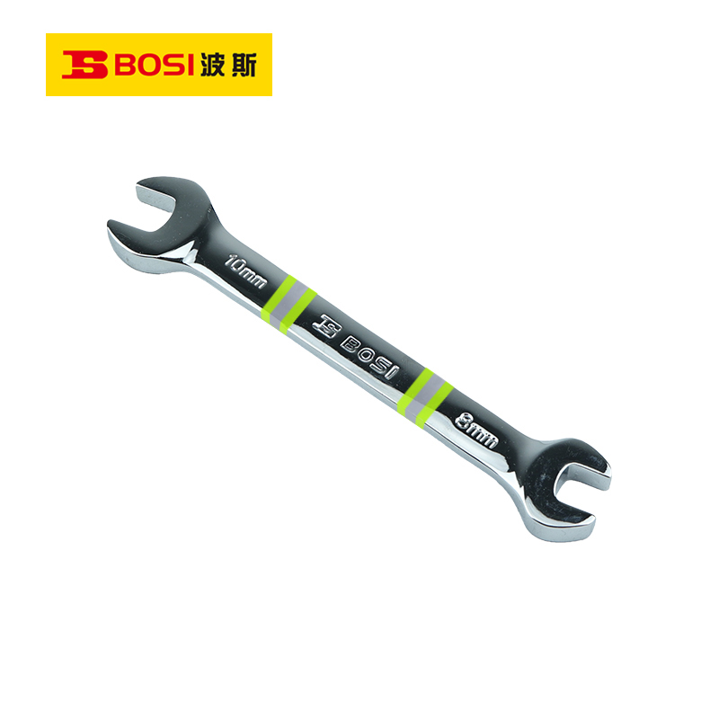 波斯(BOSI) 荧光系列精品开口扳手 8x10mm 把高清大图