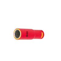 宝合(BOOHER)1/2"系列双色绝缘12角公制长套筒12mm YX