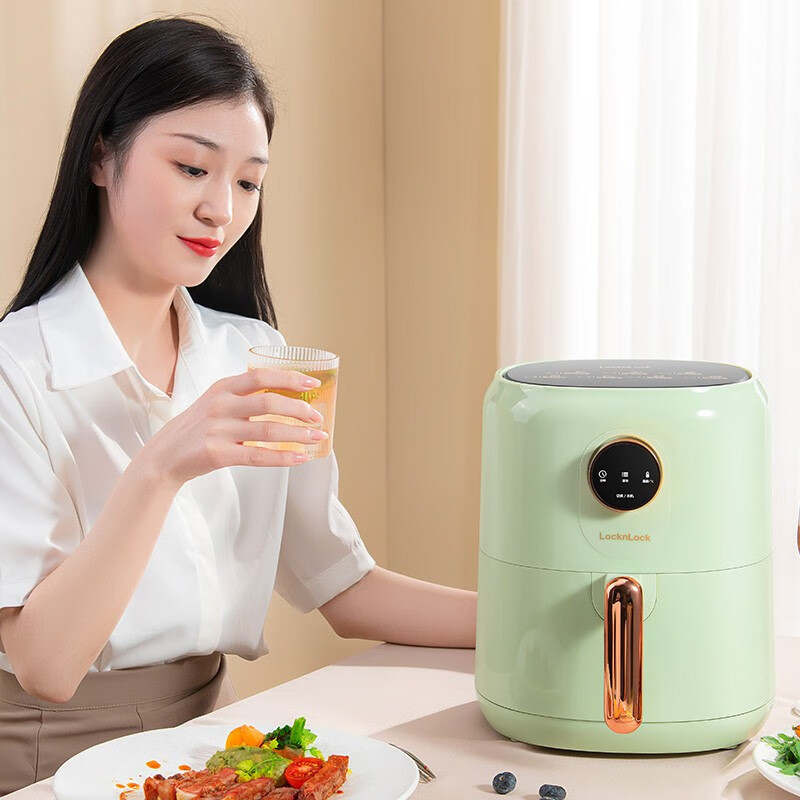 乐扣乐扣(locklock) 空气炸锅家用多功能大容量智能迷你3.