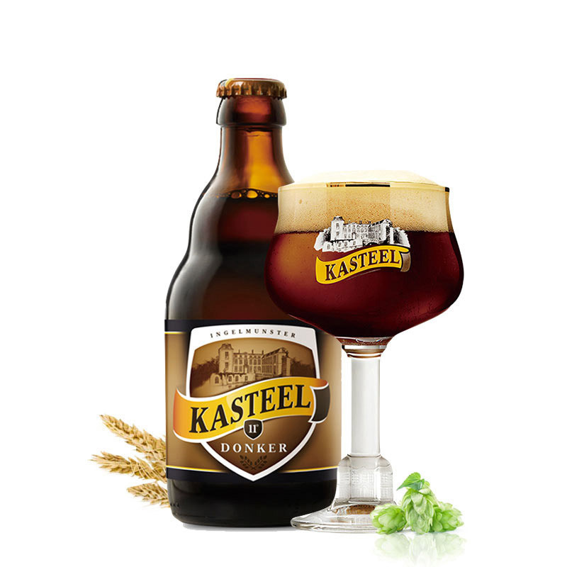 比利时进口 精酿啤酒 KASTEEL 卡斯特黑啤酒330ml*6瓶