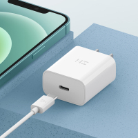 ZMI紫米 充电器20W苹果快充套装USB C TO Lightning数据线(1米)适用于苹果8-14系列