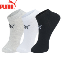 PUMA彪马袜子女士薄款运动船袜3双装