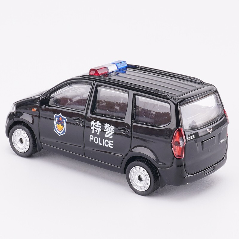 拓意 1/64警车合金小汽车模型玩具城管执法车金杯捷达五菱宏光伊兰特