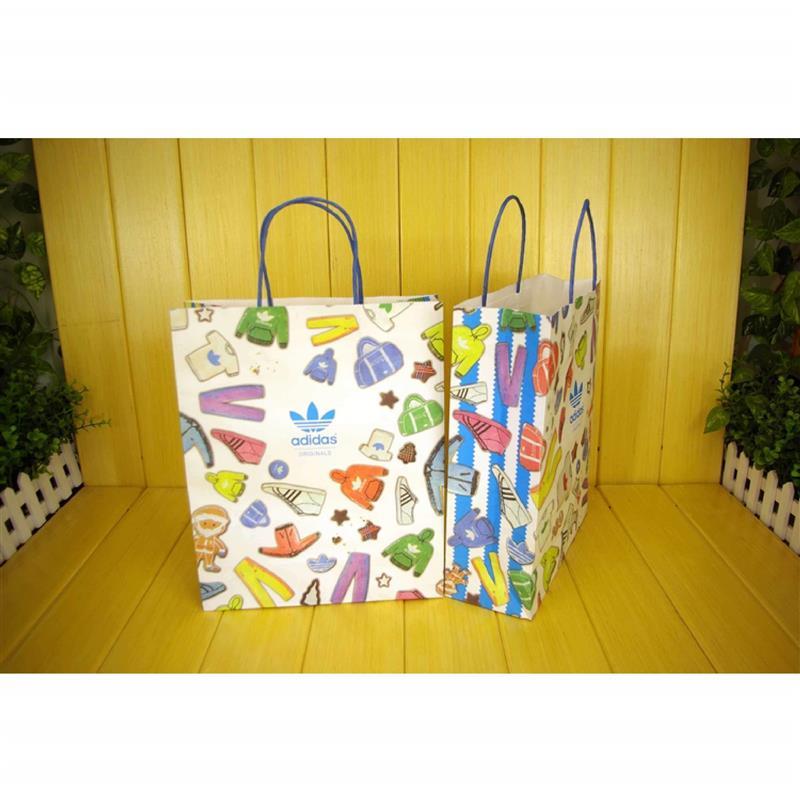 三叶草adidasi手提袋纸袋子潮牌服装袋ad合集a2sy021个装视频