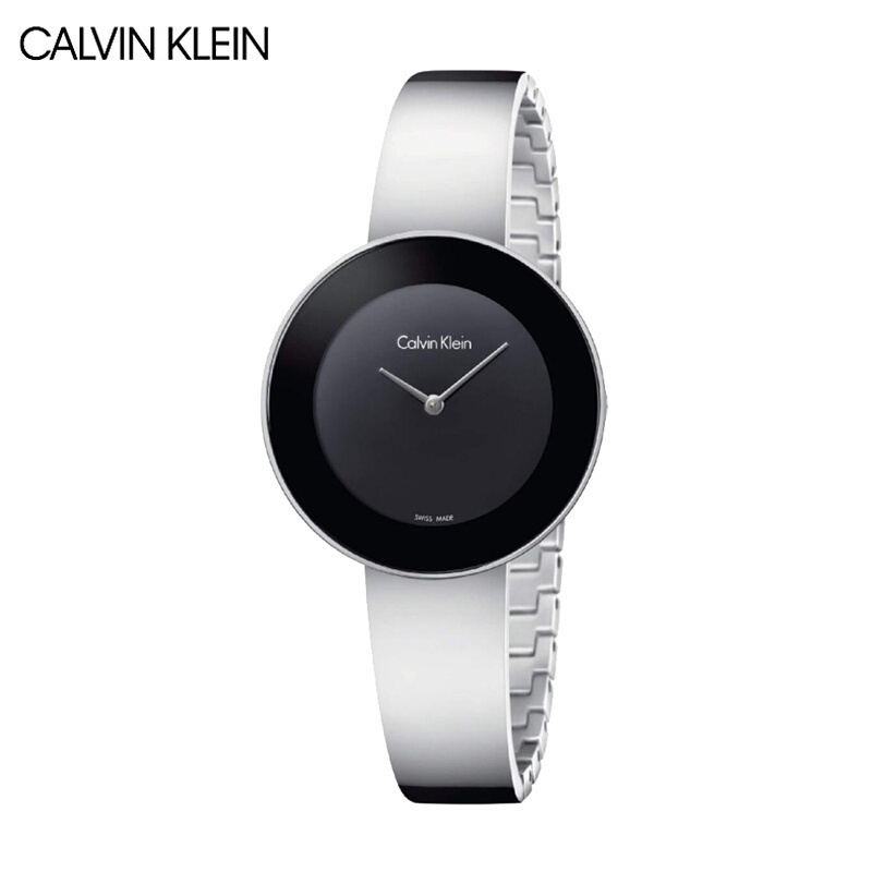 ck手表卡文克莱calvinklein女石英表女士手表皮革表带休闲女表防水