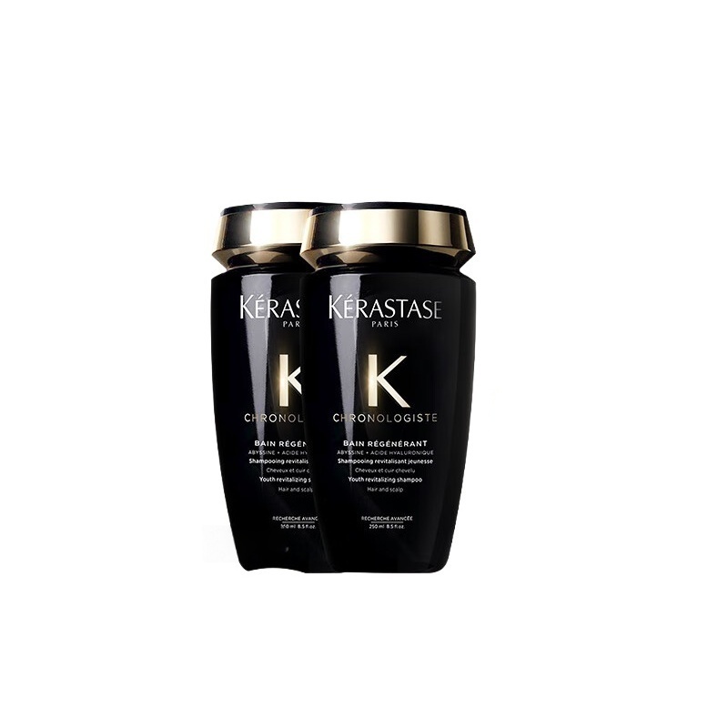 卡诗海源黑钻洗发水250ml*2滋养强韧水润柔顺深层清洁顺滑亮泽防毛躁