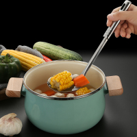 不锈钢套装厨具锅铲防烫勺子全套家用勺炒菜铲子厨房铲勺漏勺汤勺 C套装六件套赠厨具挂架(不含鱼叉)