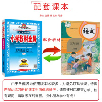 2019秋 薛金星人教版五年级上册语文教材全解 部编版五年级语文上册书课本同步训练解析学习工具书 小学5五年级上册语