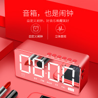 无线蓝牙音箱Q91家用超重低音炮手机户外迷你闹钟蓝牙小音响钢炮蓝牙4.2随身插卡便携式UVR