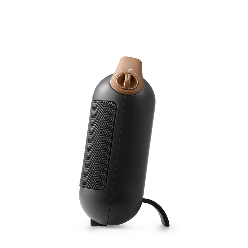 德龙(Delonghi)陶瓷暖风机HFX30C18灰 新年礼物春节送礼家用迷你便携办公室卧室可调节快速电暖气热取暖器
