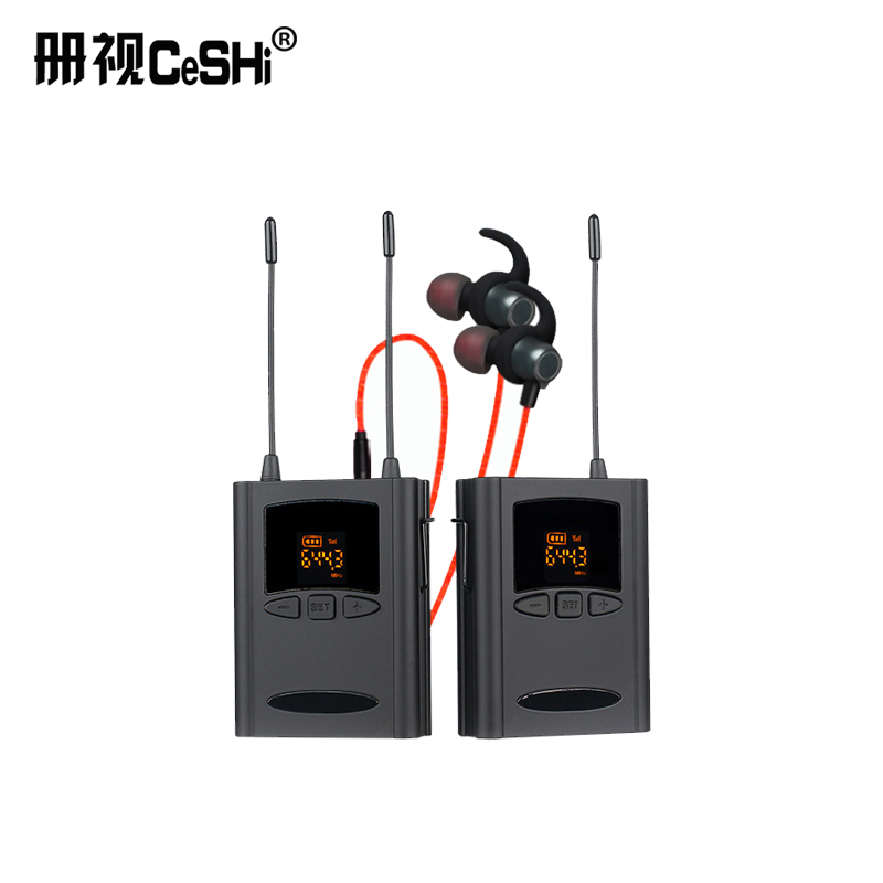 册视无线监听耳返发射器+接收器JT-203套高清大图