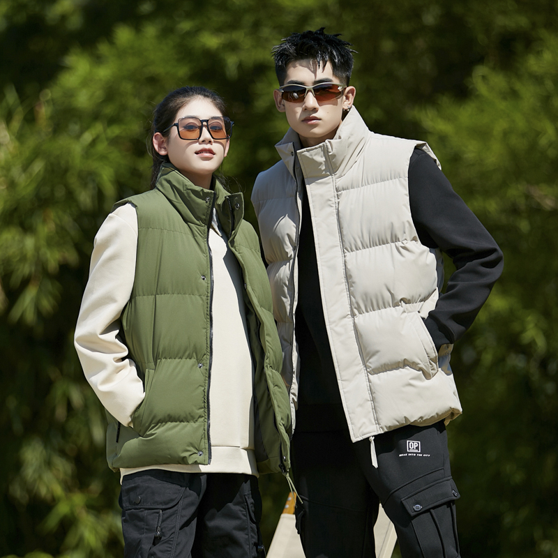 伊夫狼爪yifulangzhua2023秋冬季情侣马甲男士帅气潮流坎肩保暖背心