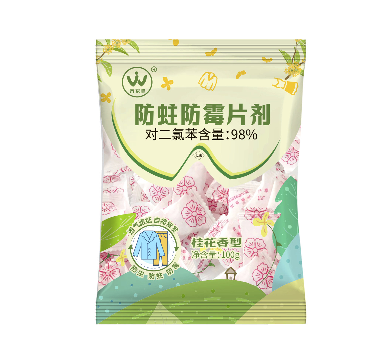 樟脑丸-100g桂花香型