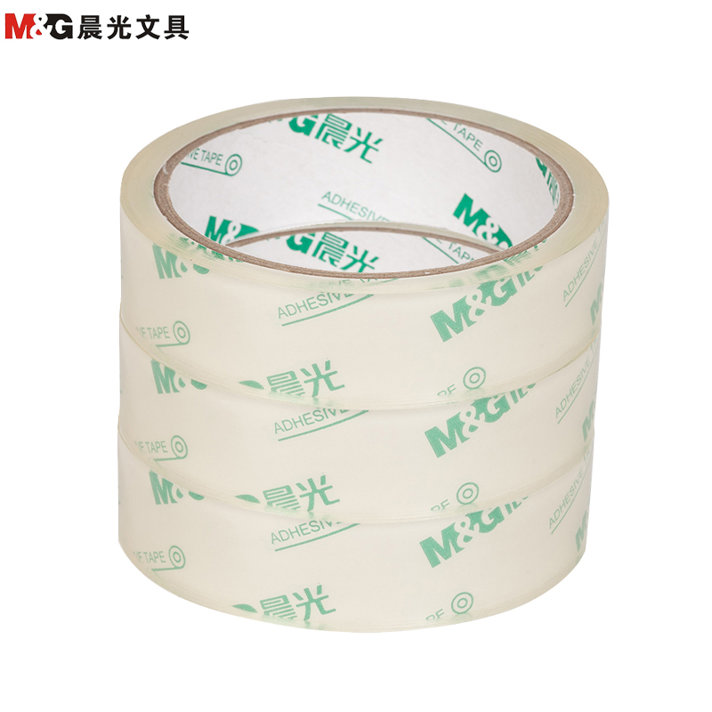 晨光(M&G)AJD99554 高透封箱胶带12卷装 24mm*40y透明胶带 封箱胶带胶布胶纸 封箱器胶带 打包胶带