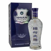 四川剑南春酒厂出品 绵竹大曲 珍品蓝盒 52度475ml 1瓶装 浓香型