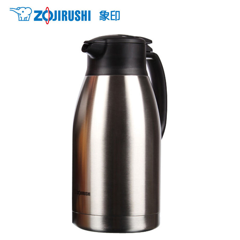 ZOJIRUSHI/象印 SH-HA19C-XA日本不锈钢真空居家保温壶 保温瓶家用咖啡壶 暖水瓶热水瓶1.9L不锈钢色