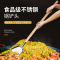 优橙不锈钢大铲头木柄大锅铲食堂餐厅烹饪铲长木柄 炒菜锅铲头钢柄炒铲201材质全钢17cm铲头+60钢柄