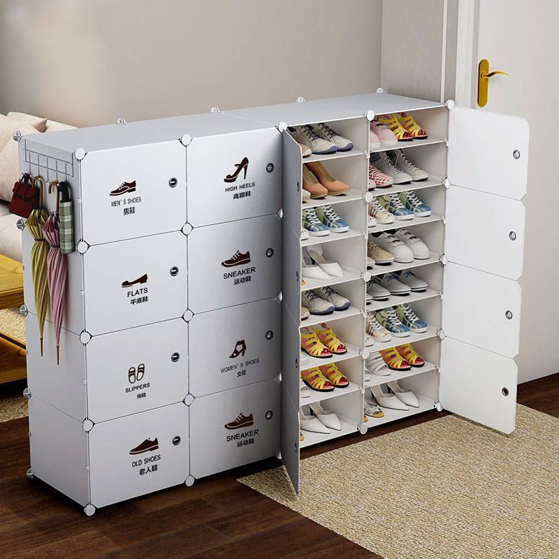 鞋架子简易多层防尘多功能鞋架门口鞋柜家用进门收纳神器小号寝室